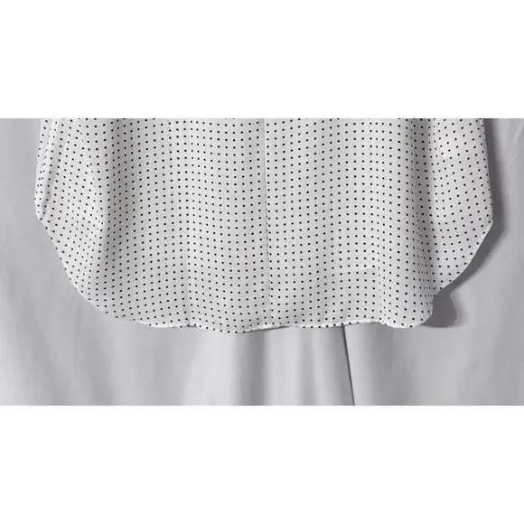 NWT Ann Taylor Factory Womens Short Sleeve V Neck Pullover Top Blouse Shirt XL - Picture 11 of 12